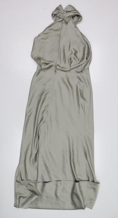 ASOS EDITION Women's Grey Sleeveless Dress