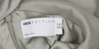 ASOS EDITION Women's Grey Sleeveless Dress