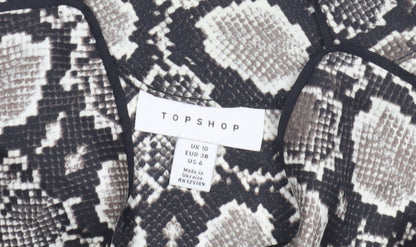 Womens UK Size 10 Topshop Multicoloured Camisole Tank