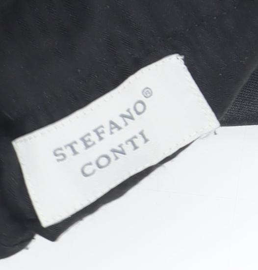 Stefano Conti Men's Black Suit Trousers Size 34