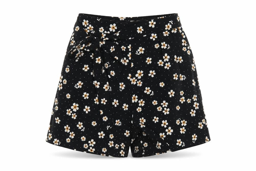 Womens UK Size S Monki Regular Fit Paperbag Shorts