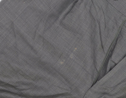 Womens UK Size 32 in Marks and Spencer Regular Fit Business Workwear Grey Trouse