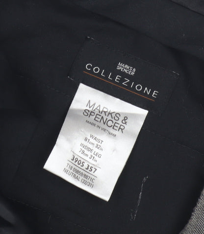 Womens UK Size 32 in Marks and Spencer Regular Fit Business Workwear Grey Trouse