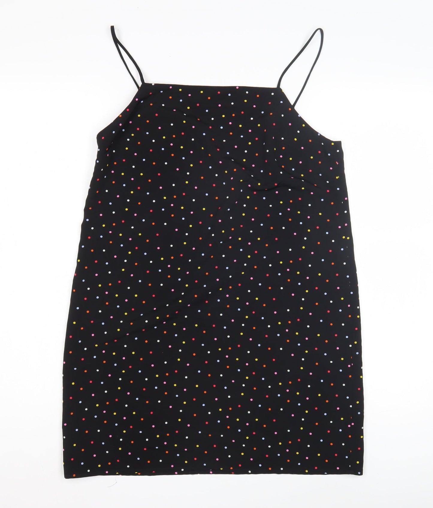 Womens UK Size 10 Topshop Black Camisole Tank