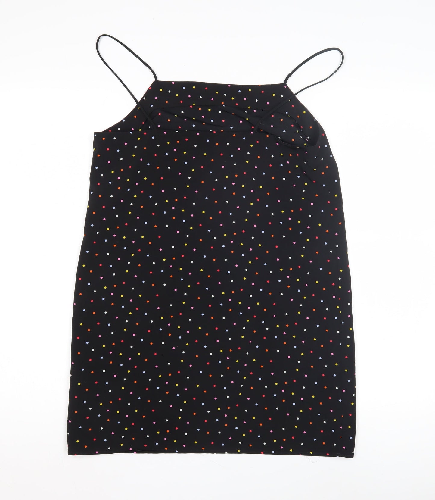 Womens UK Size 10 Topshop Black Camisole Tank