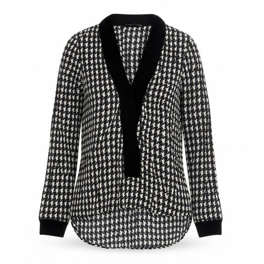 Womens UK Size 10 Zara Black Kimono Blouse