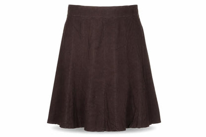 Womens UK Size 16 EWM Brown A-Line Skirt