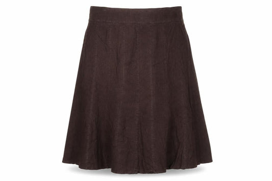 Womens UK Size 16 EWM Brown A-Line Skirt