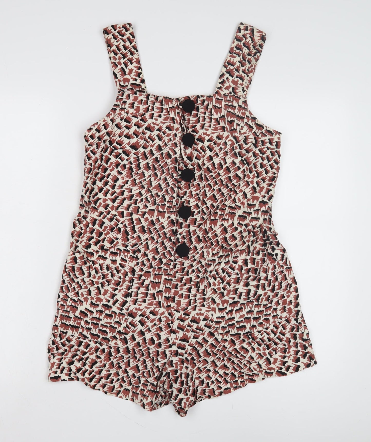 Topshop Women's Multicoloured Size 8 Playsuit