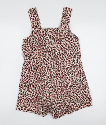 Topshop Women's Multicoloured Size 8 Playsuit