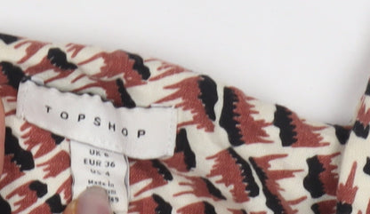 Topshop Women's Multicoloured Size 8 Playsuit