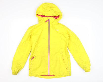 Regatta Girls Yellow Parka Jacket 11-12 Waterproof