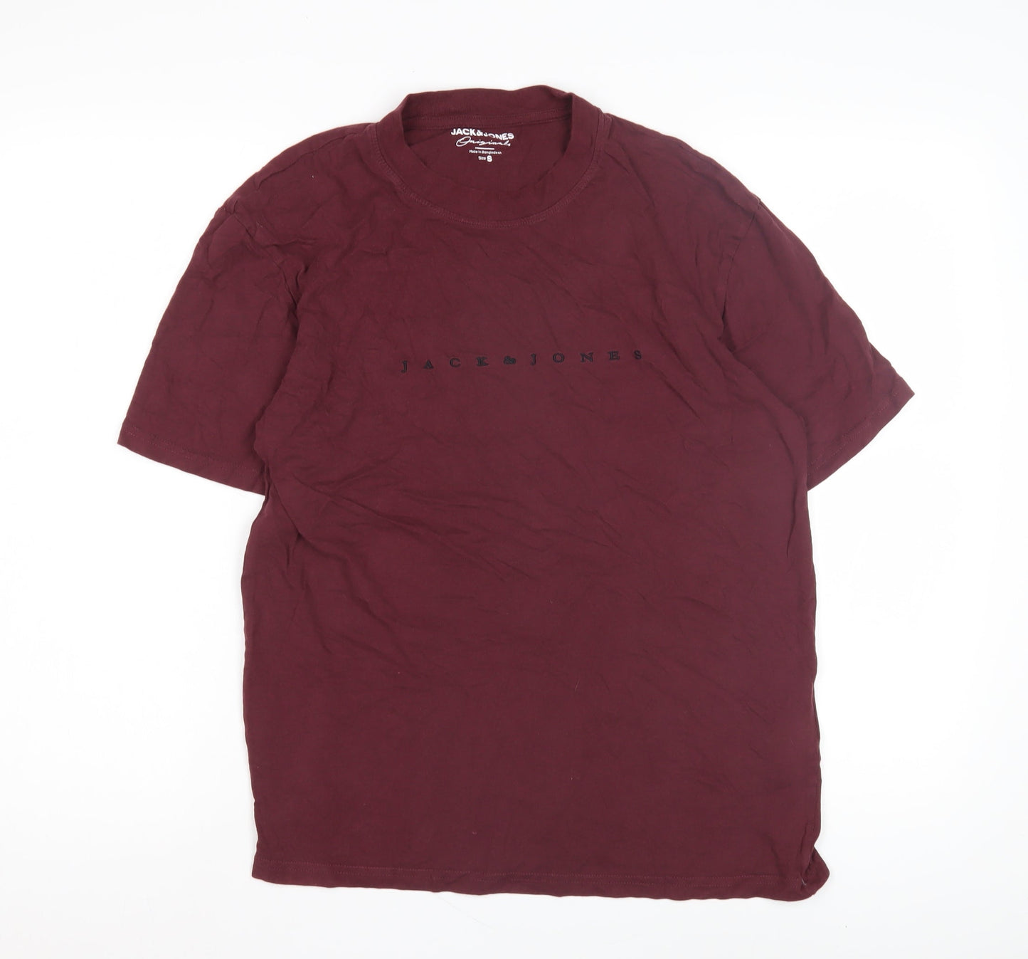 Jack & Jones Men’s Red Small Logo T-Shirt