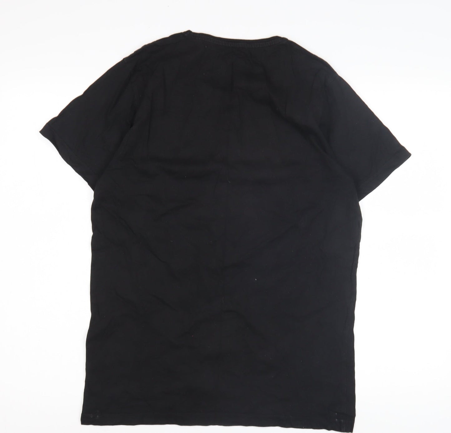 Mens UK Size M JACK & JONES Black  T-Shirt