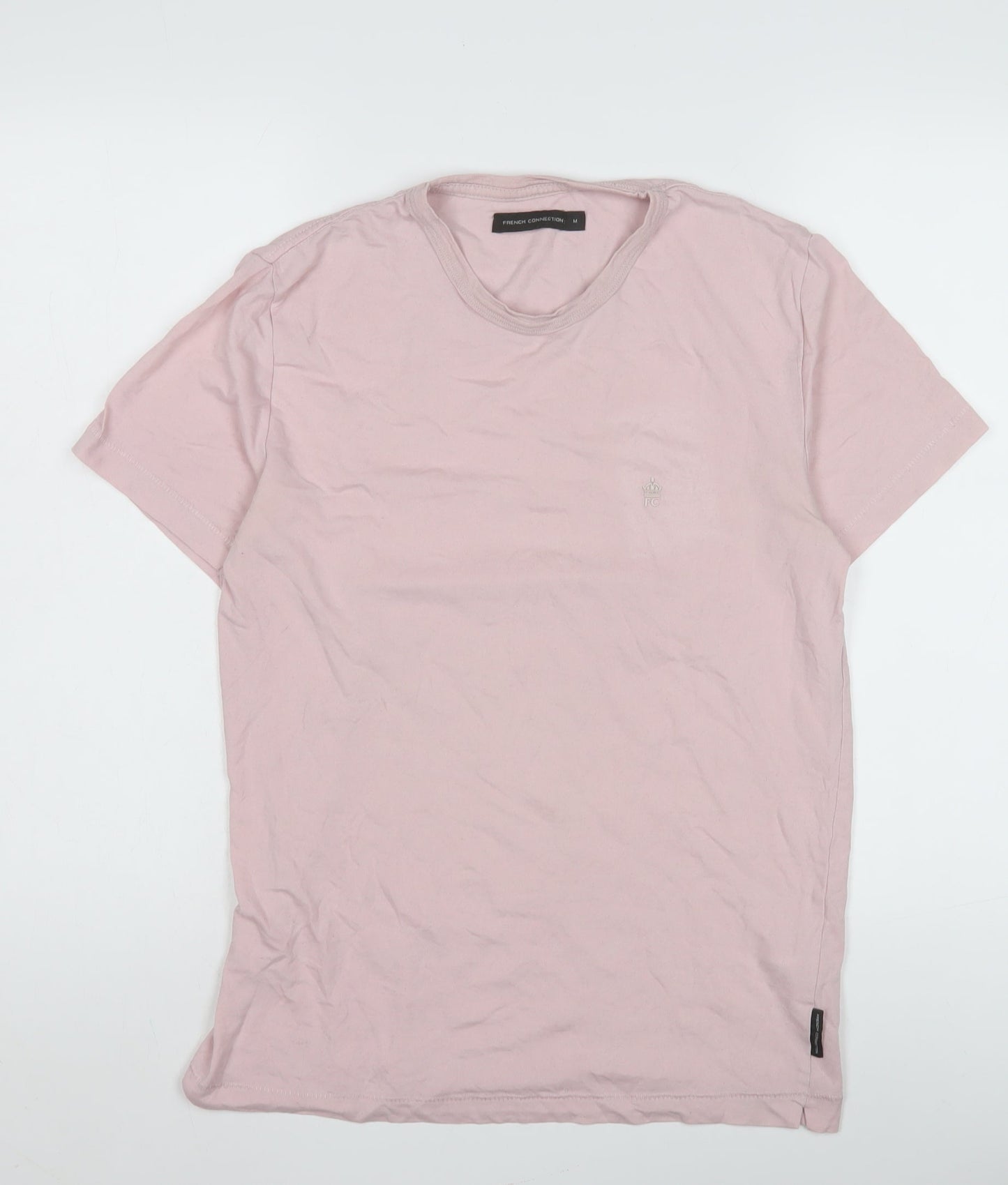 Mens UK Size M French Connection Pink  T-Shirt