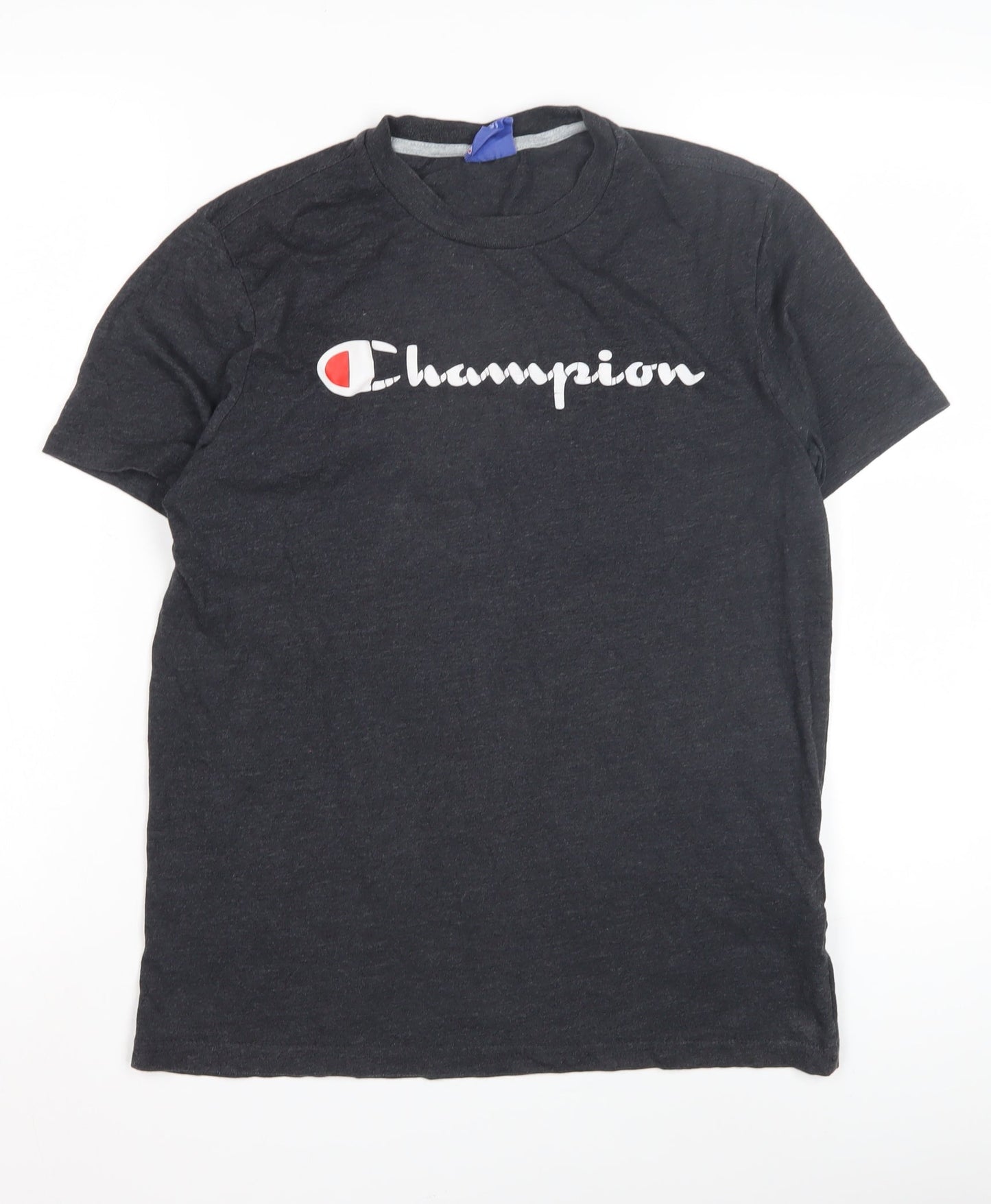Mens UK Size S Champion Black  T-Shirt