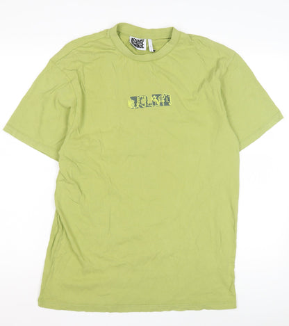 Reclaimed Vintage Men's Green T-Shirt S - Short Sleeve Cotton