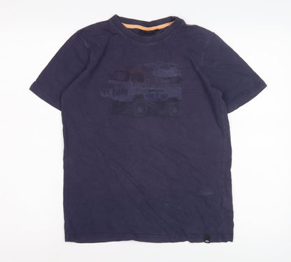 Animal Boys Blue Graphic Print T-Shirt 13-14 Years