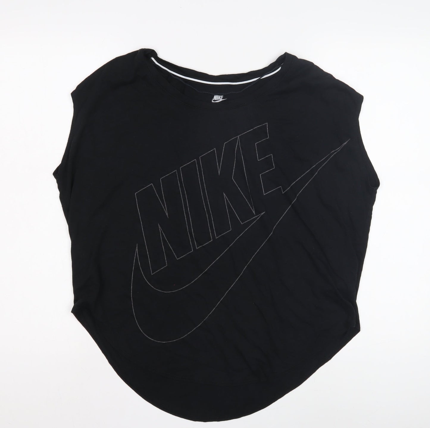 Nike Unisex Black Sleeveless Logo T-Shirt