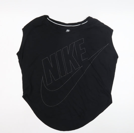 Nike Unisex Black Sleeveless Logo T-Shirt