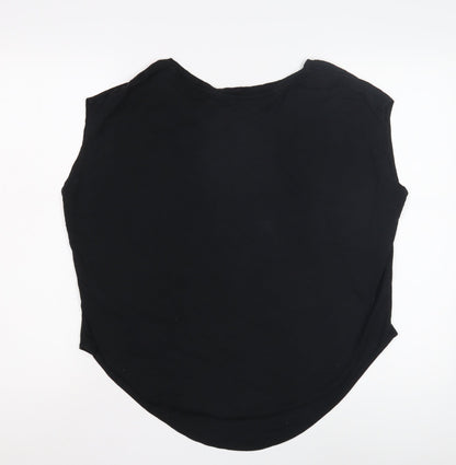 Nike Unisex Black Sleeveless Logo T-Shirt