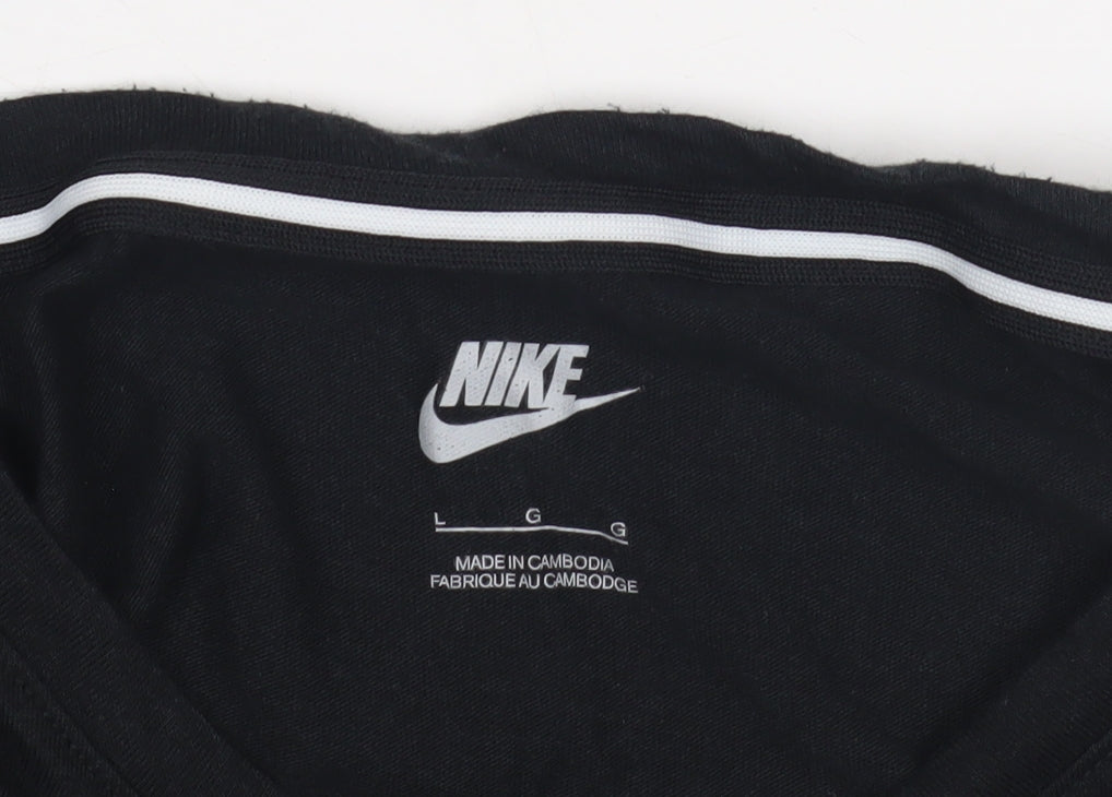 Nike Unisex Black Sleeveless Logo T-Shirt