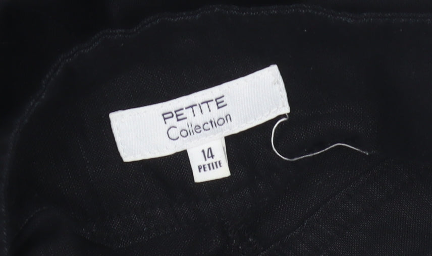 Debenhams Women's Black Size 14 Petite Skirt