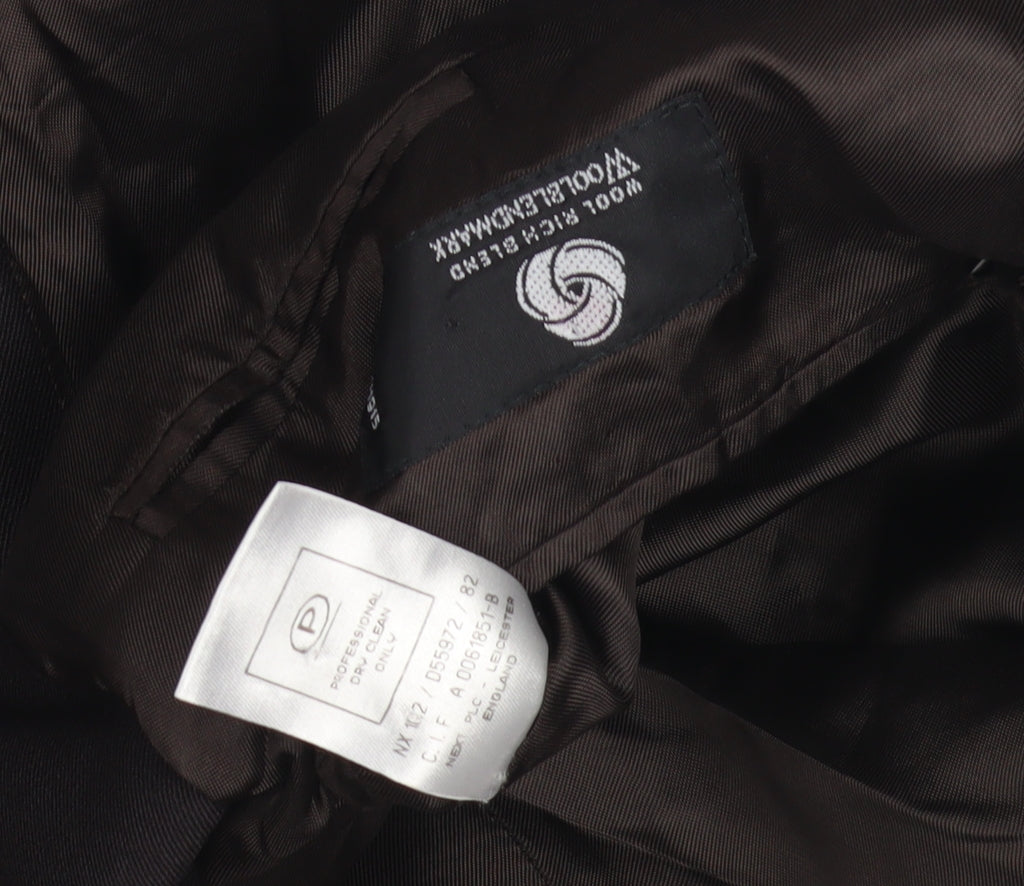 Mens UK Size 42 NEXT Regular Brown Suit Jacket