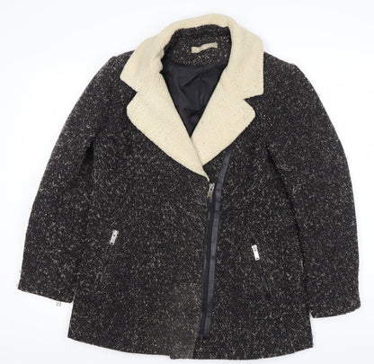 Anthology Women's Black Motorcycle Coat Size 12