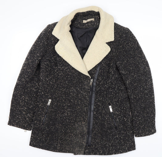 Anthology Women's Black Motorcycle Coat Size 12