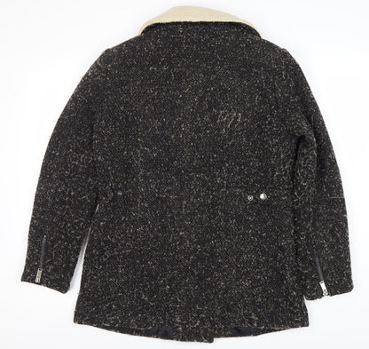 Anthology Women's Black Motorcycle Coat Size 12