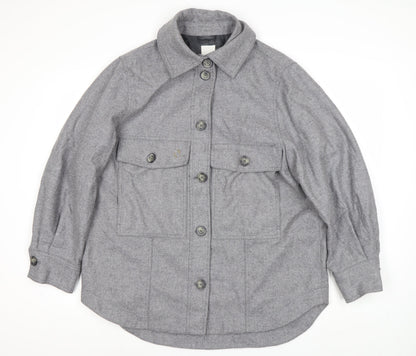 Mens UK Size M H&M Grey Basic Jacket