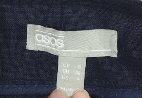 Womens UK Size 8 ASOS   Blue Trousers
