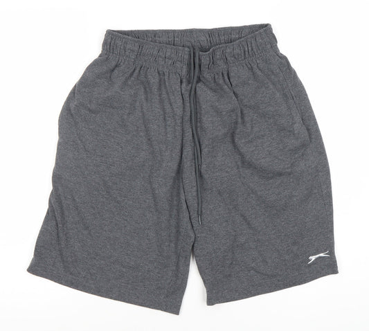 Slazenger Men's Grey XL Sweat Shorts