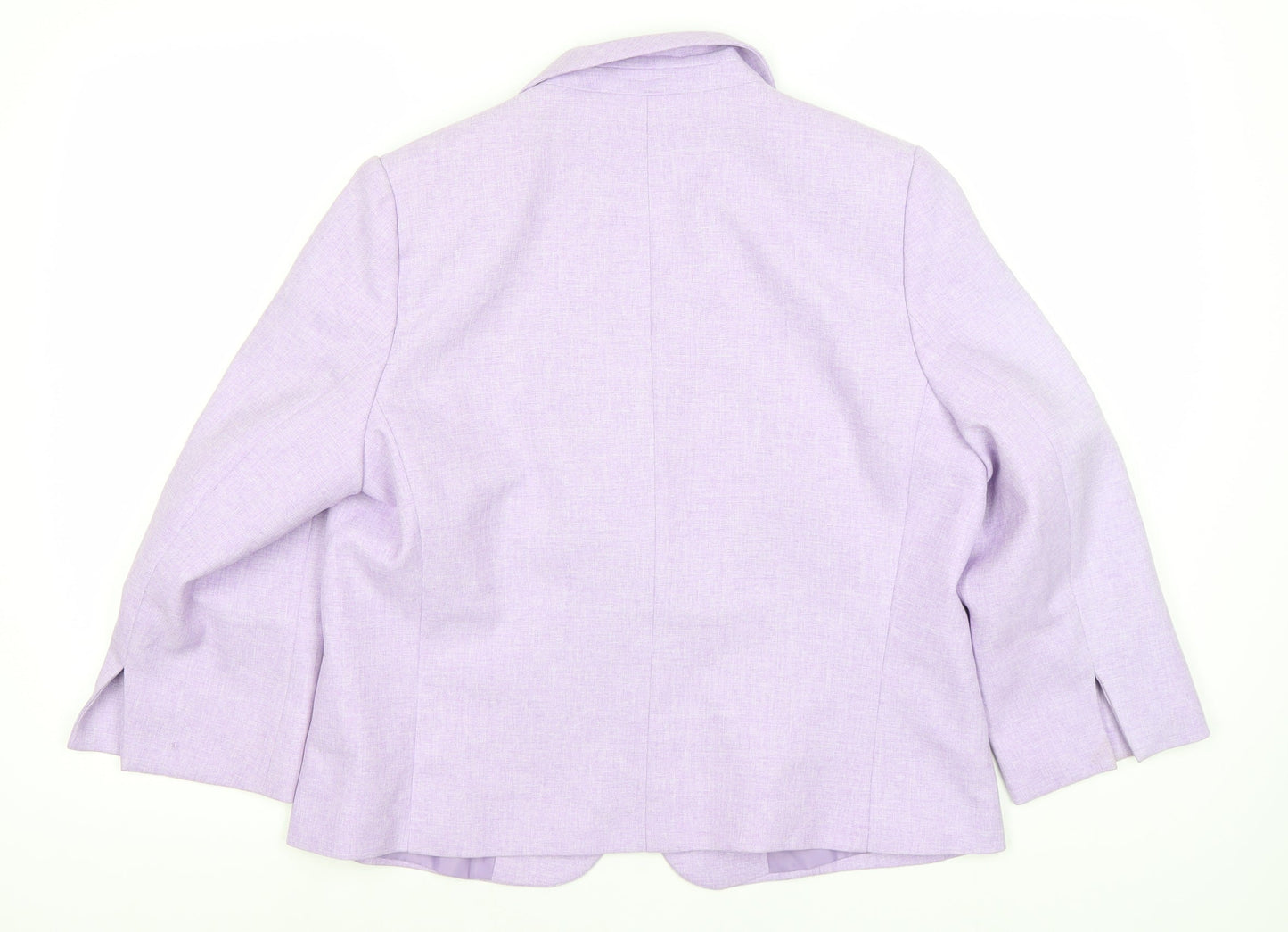 Marks and Spencer Women's Purple Blazer Size 16