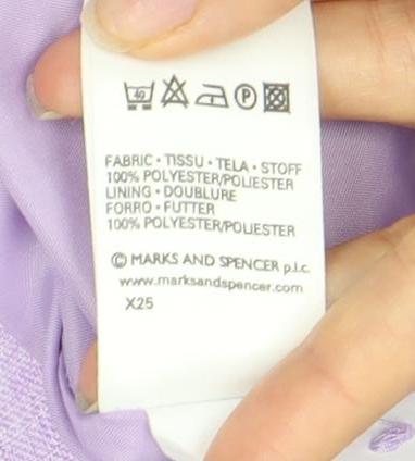 Marks and Spencer Women's Purple Blazer Size 16