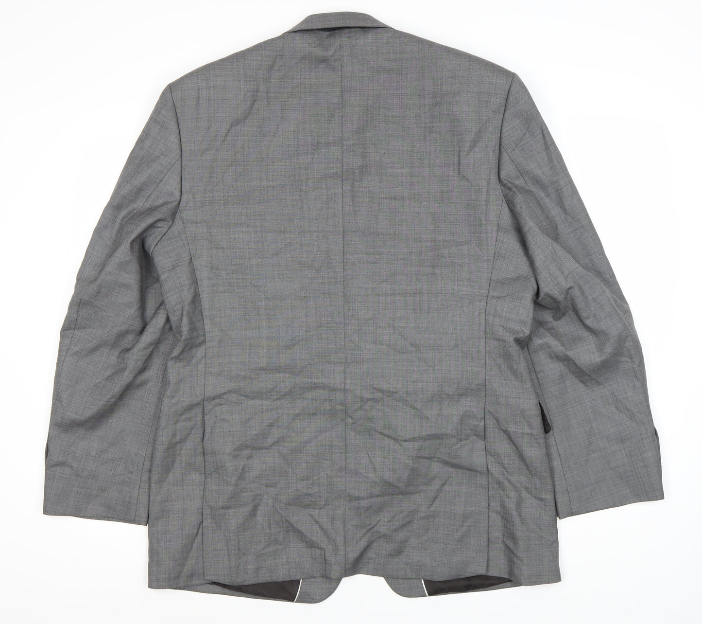 Mens UK Size 42 Jeff Banks Regular Grey Suit Jacket