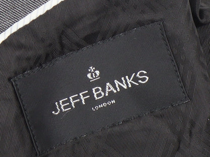 Mens UK Size 42 Jeff Banks Regular Grey Suit Jacket
