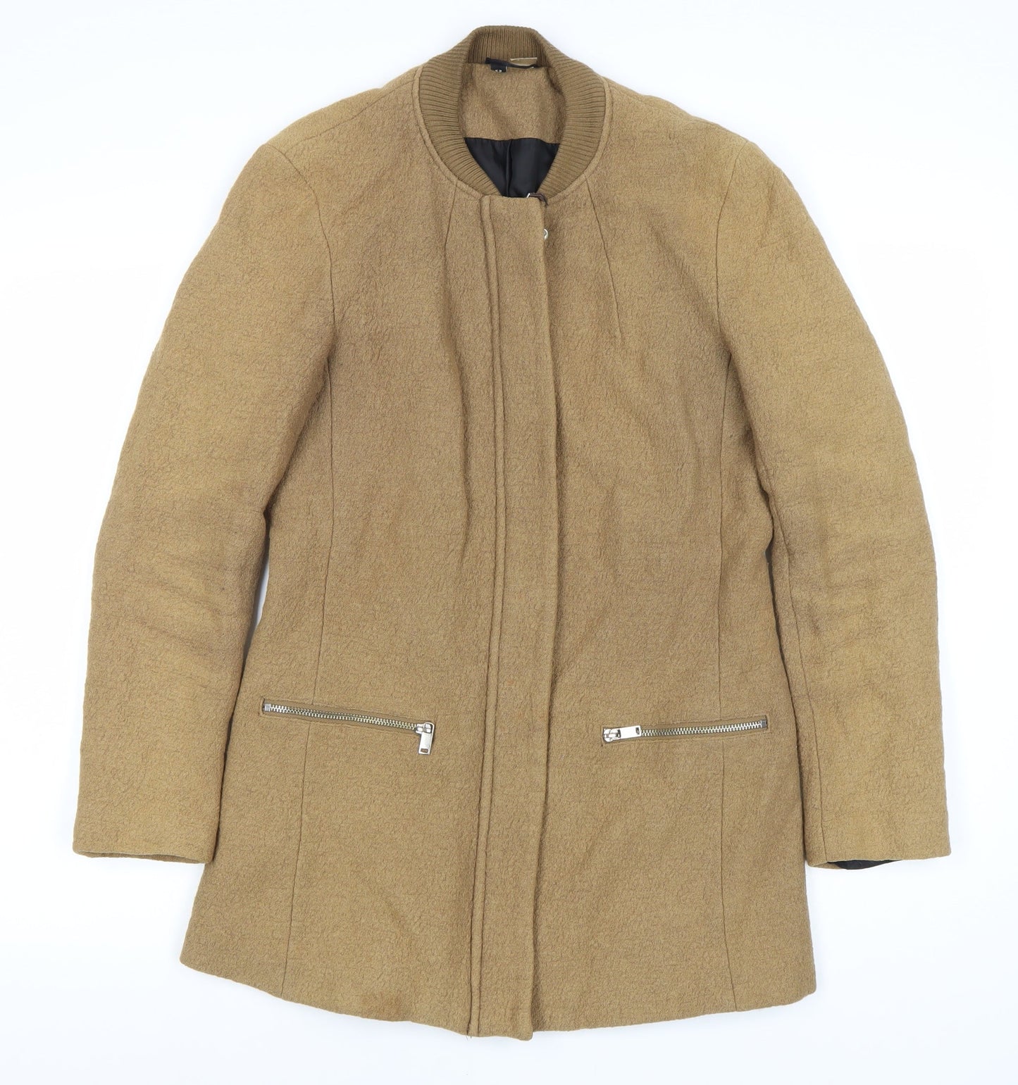 Womens UK Size 12 H&M Brown Basic Jacket