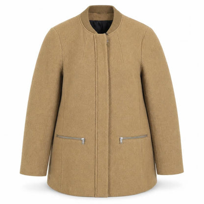 Womens UK Size 12 H&M Brown Basic Jacket