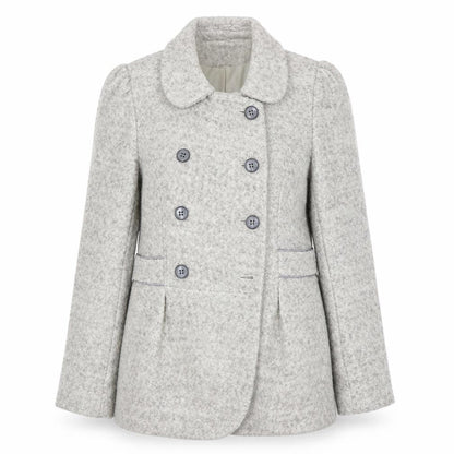 Womens UK Size 10 Warehouse Grey Pea Coat