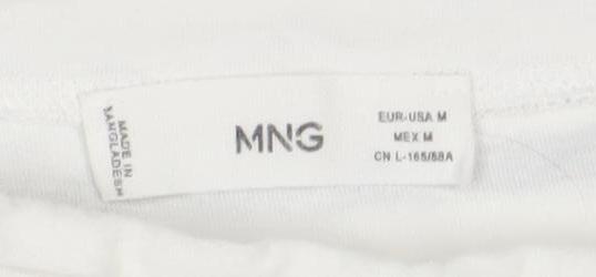 Womens UK Size 12 MNG Multicoloured Basic T-Shirt