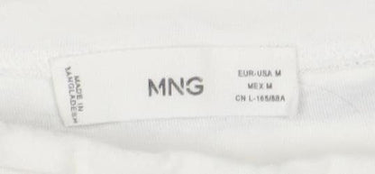 Womens UK Size 12 MNG Multicoloured Basic T-Shirt