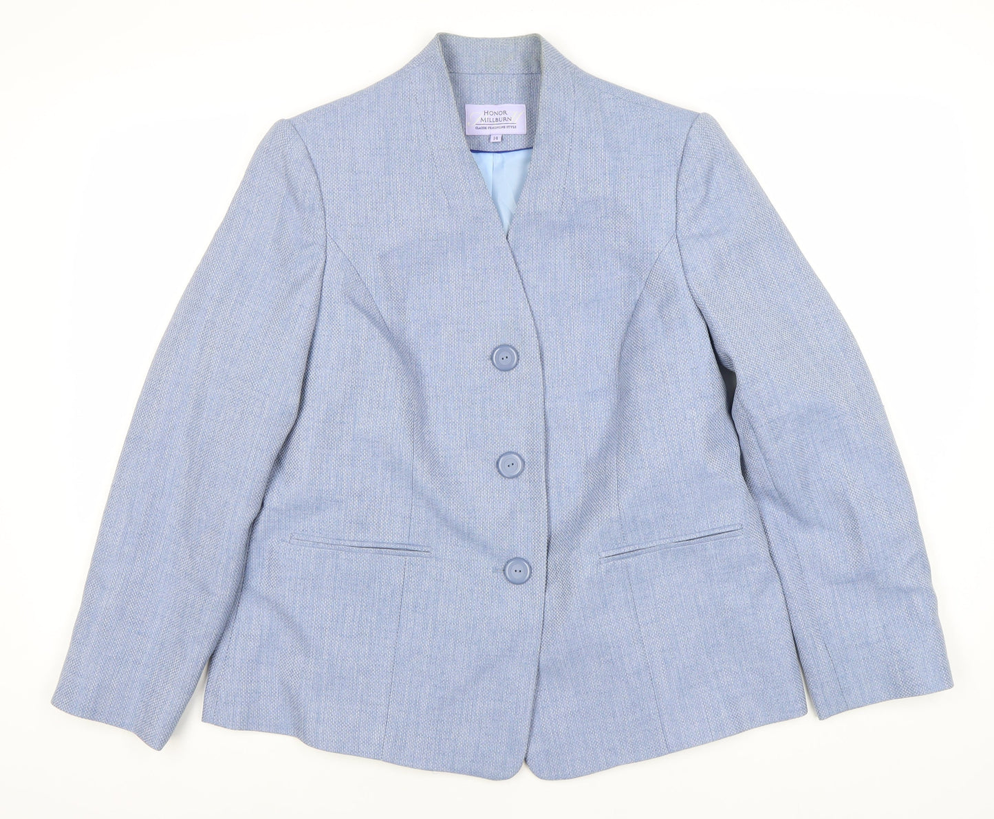 Honor Millburn Women’s Blue Blazer, Size 14
