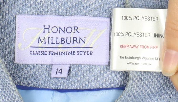 Honor Millburn Women’s Blue Blazer, Size 14
