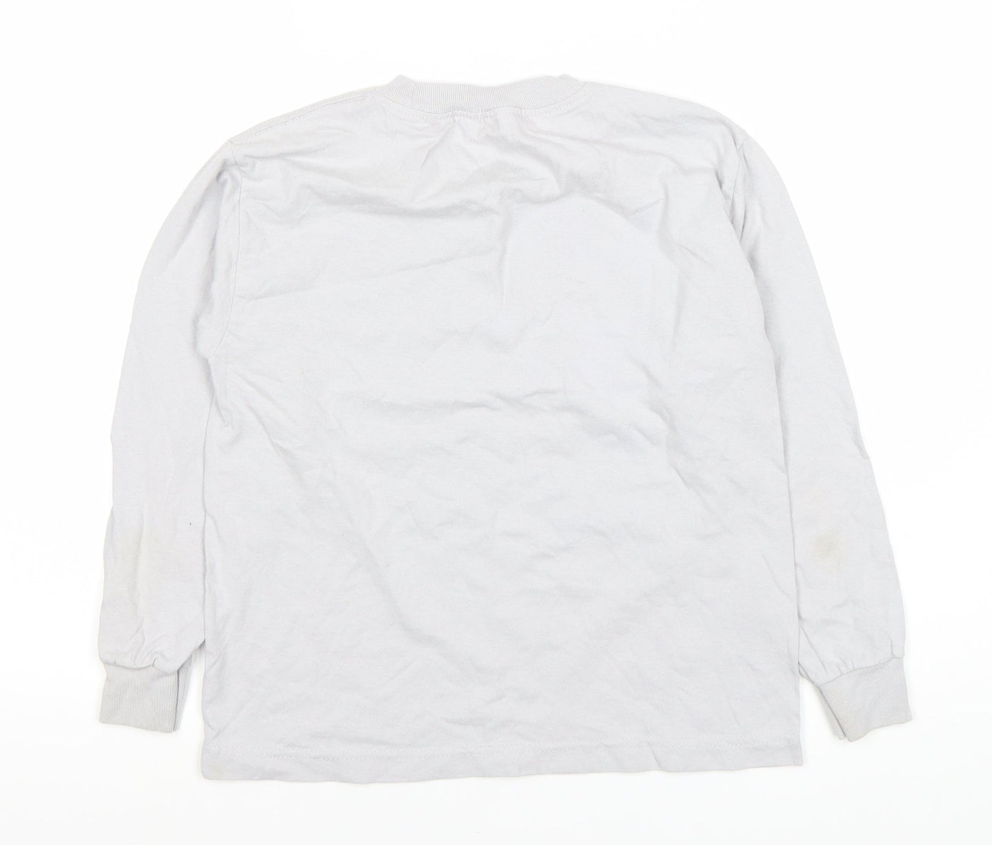 Vans Boys White Graphic Long Sleeve T-Shirt - Small