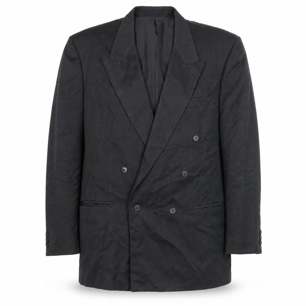 Mens UK Size 44 Burtons Regular Black Suit Jacket