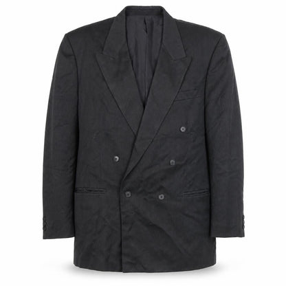 Mens UK Size 44 Burtons Regular Black Suit Jacket