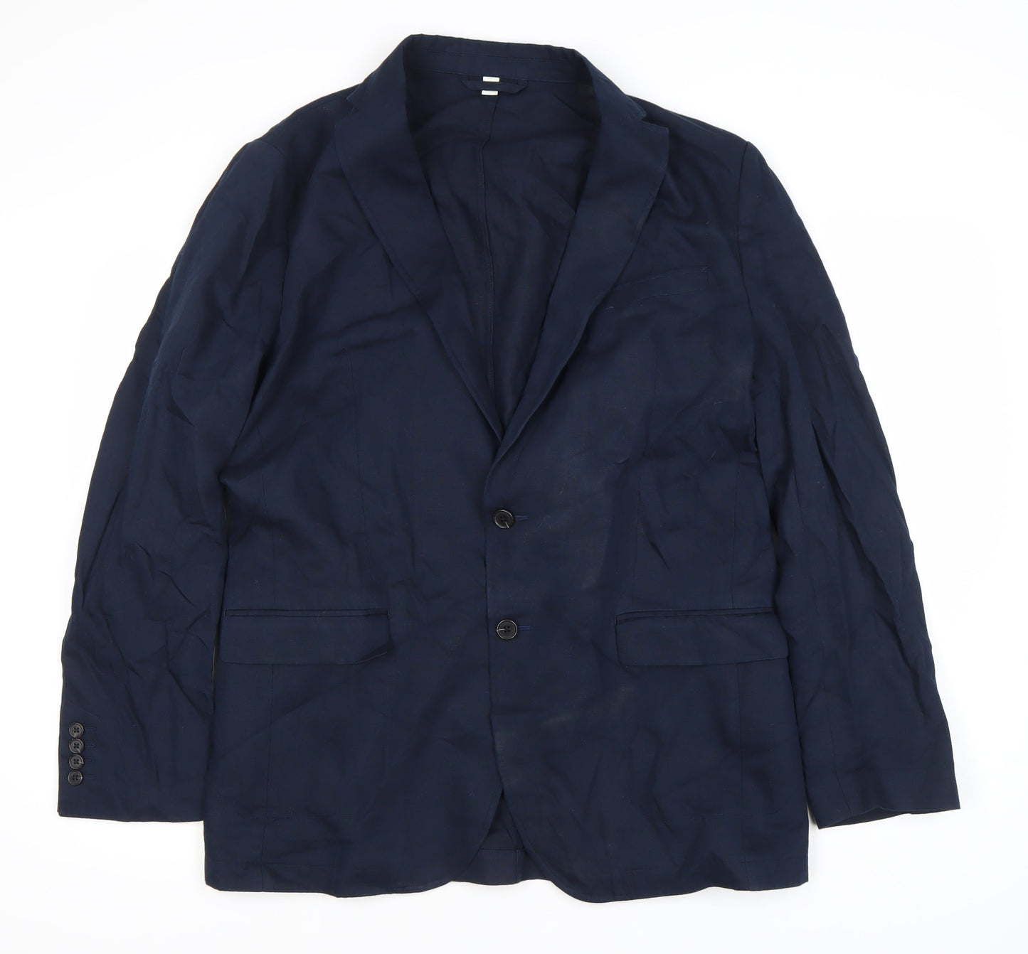 Mens UK Size XL Marks and Spencer Regular Blue Suit Jacket