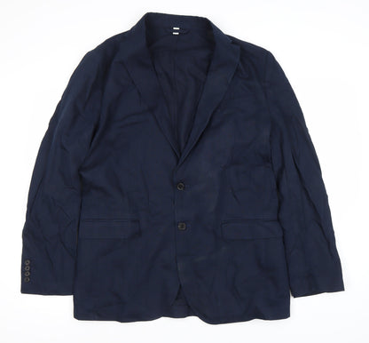 Mens UK Size XL Marks and Spencer Regular Blue Suit Jacket